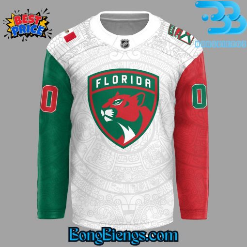 Florida Panthers x Mexican Heritage Night 2025 Custom Hockey Jersey