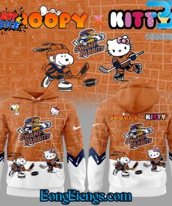 Greenville Swamp Rabbits Snoopy x Hello Kitty Hoodie