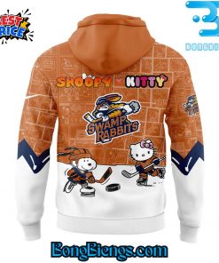 Greenville Swamp Rabbits Snoopy x Hello Kitty Hoodie