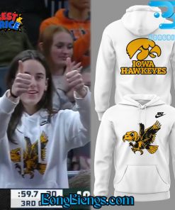 Iowa Hawkeyes 2025 Caitlin Clark Limited White Hoodie