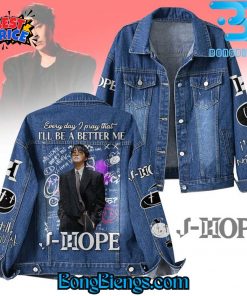 J-Hope Every Day I Pray That I’ll Be A Better Me Denim Jacket