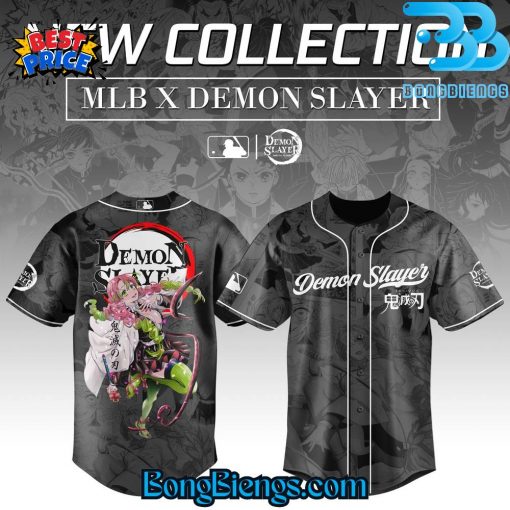 Kanroji Mitsuri Demon Slayer x MLB Baseball Jersey