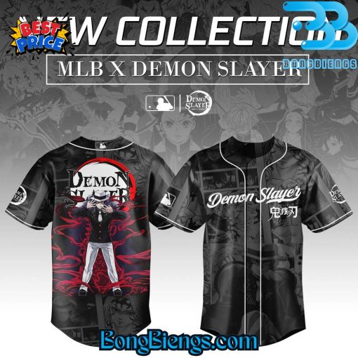 Kibutsuji Muzan Demon Slayer x MLB Baseball Jersey