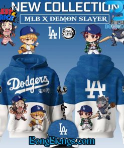 Los Angeles Dodgers MLB x Demon Slayer Hoodie