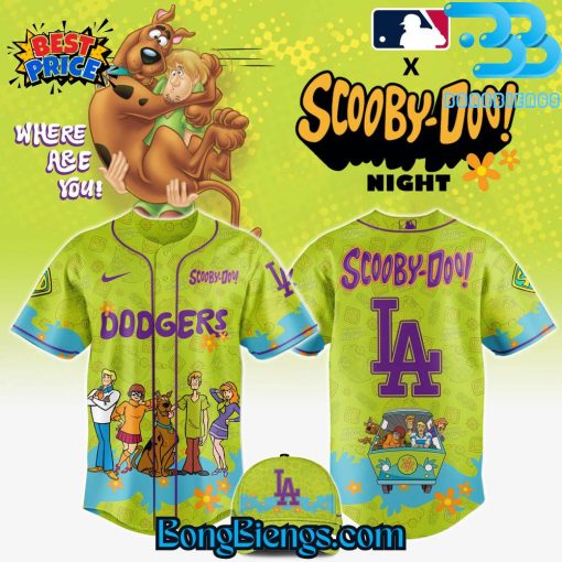 Los Angeles Dodgers MLB x Scooby Doo Baseball Jersey