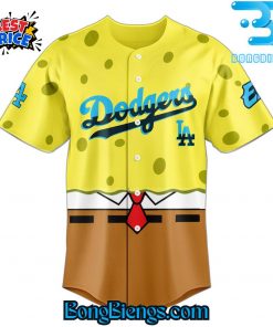 Los Angeles Dodgers X Spongebob Baseball Jersey