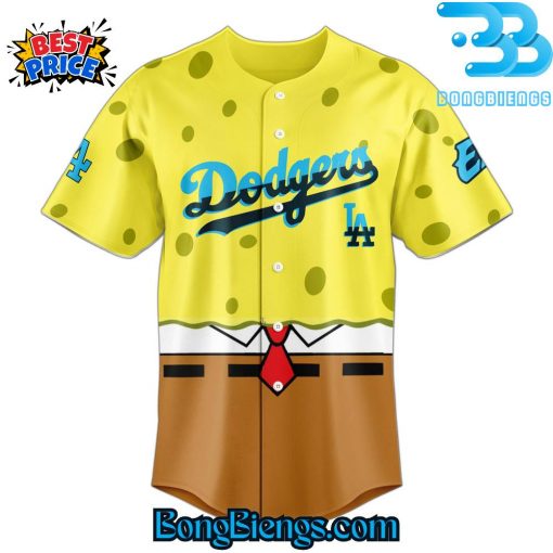 Los Angeles Dodgers X Spongebob Baseball Jersey