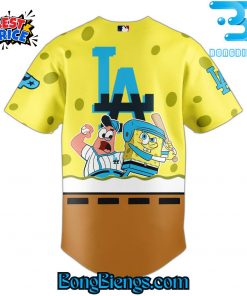 Los Angeles Dodgers X Spongebob Baseball Jersey