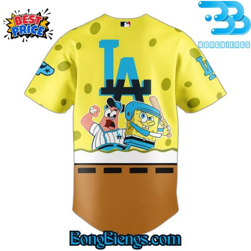 Los Angeles Dodgers X Spongebob Baseball Jersey