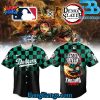 Los Angeles Dodgers X Tanjiro Kamado Water Breathing Baseball Jersey