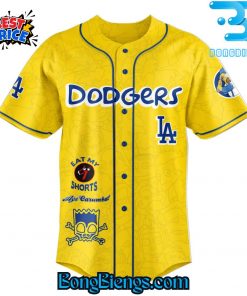 Los Angeles Dodgers x The Simpsons Edition Baseball Jersey