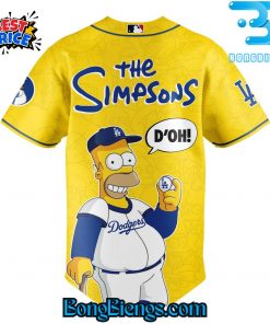 Los Angeles Dodgers x The Simpsons Edition Baseball Jersey