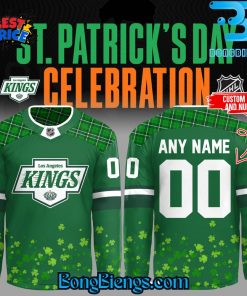 Los Angeles Kings x Patricks Day Custom Hockey Jersey