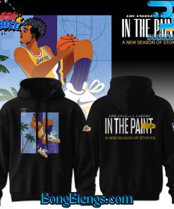 Los Angeles Lakers In the Paint A New Season of Stories Hoodie