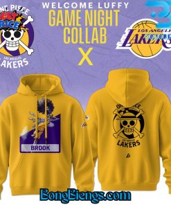 Los Angeles Lakers X Brook Straw Hat Pirates Hoodie