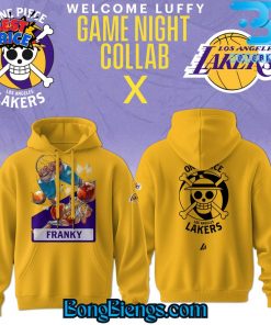 Los Angeles Lakers X Franky Straw Hat Pirates Hoodie