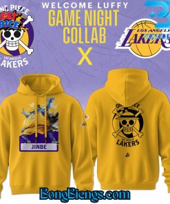 Los Angeles Lakers X Jinbe Straw Hat Pirates Hoodie