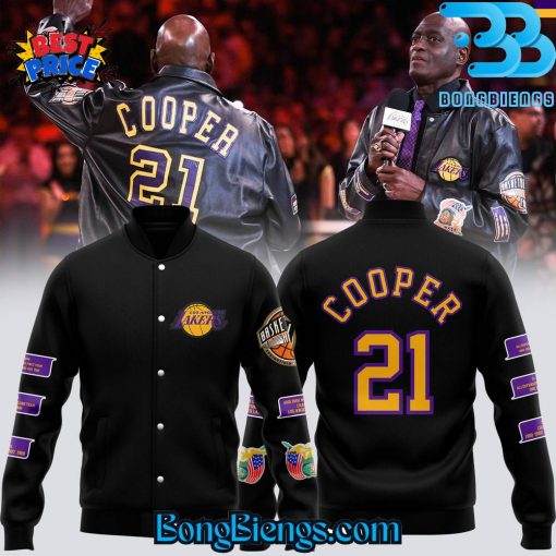 Los Angeles Lakers X Michael Cooper Limited Edition Baseball Jacket