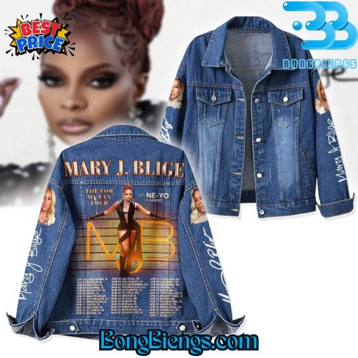 Mary J. Blige The Four My Fan Tour With Ne-yo And Mario Denim Jacket