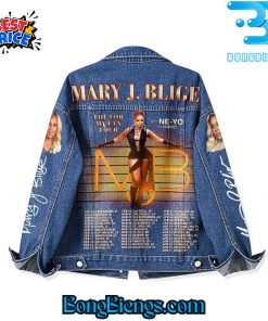 Mary J Blige The Four My Fan Tour With Neyo And Mario Denim Jacket