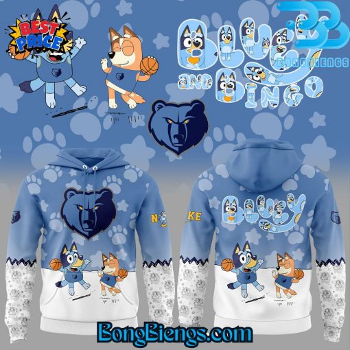 Memphis Grizzlies x Bluey And Bingo Hoodie