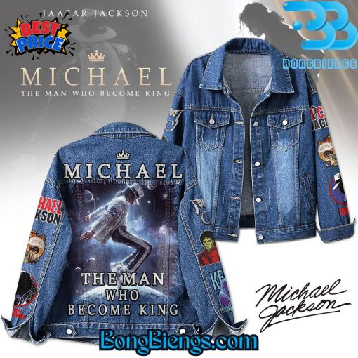 Michael Jackson The Man Who Become King Denim Jacket