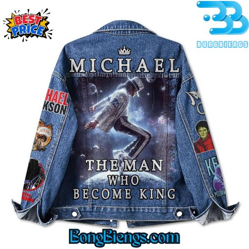 Michael Jackson The Man Who Become King Denim Jacket