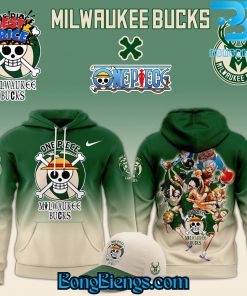 Milwaukee Bucks x One Piece 2025 Hoodie