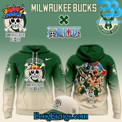 Milwaukee Bucks x One Piece 2025 Hoodie