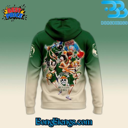 Milwaukee Bucks x One Piece 2025 Hoodie