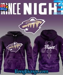 Minnesota Wild x Prince Night Hoodie