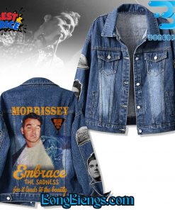 Morrissey Embrace The Sadness Fot It Leads To The Beauty Denim Jacket