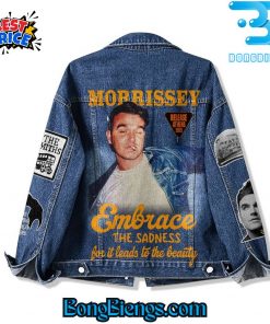 Morrissey Embrace The Sadness Fot It Leads To The Beauty Denim Jacket