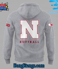 Nebraska Cornhuskers Softball New Coach Rhonda Revelle Gray Hoodie