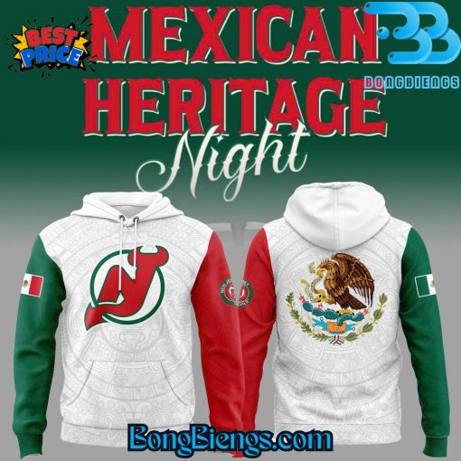 New Jersey Devils x Mexican Heritage Night 2025 Hoodie