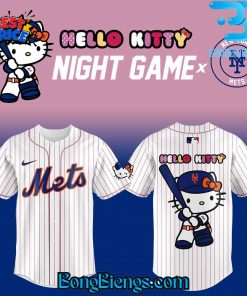 New York Mets x Hello Kitty Night Game Baseball Jersey