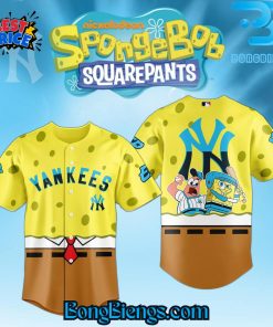 New York Yankees X Spongebob Limited Edition Baseball Jersey