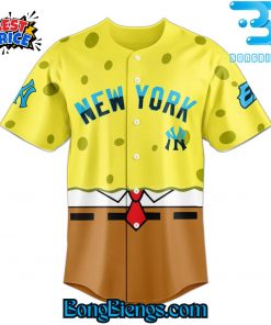 New York Yankees X Spongebob Limited Edition Baseball Jersey