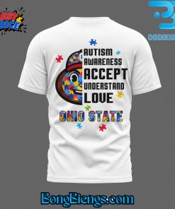 Ohio State Buckeyes Autism Awareness Accept Understand Love TShirt