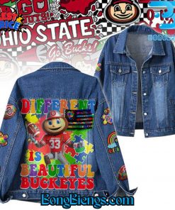 Ohio State Buckeyes Different Is Beautiful Denim Jacket