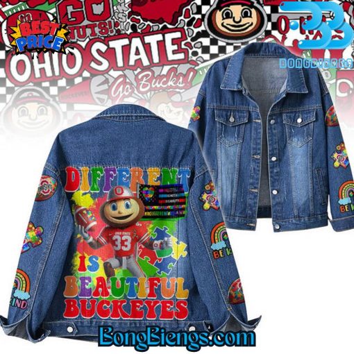 Ohio State Buckeyes Different Is Beautiful Denim Jacket