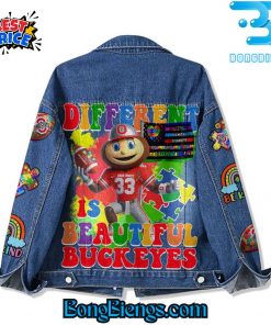 Ohio State Buckeyes Different Is Beautiful Denim Jacket