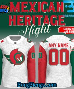 Ottawa Senators Mexican Heritage Night 2025 Custom Hockey Jersey