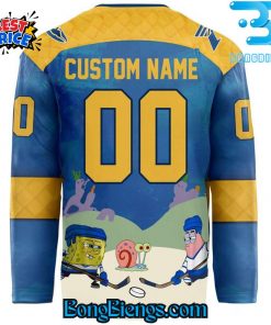 Pensacola Ice Flyers Spongebob Squarepants Night Hockey Jersey
