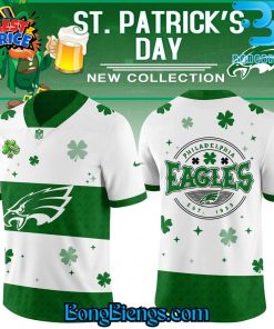 Philadelphia Eagles Lucky Green St. Patrick’s Day Football Jersey