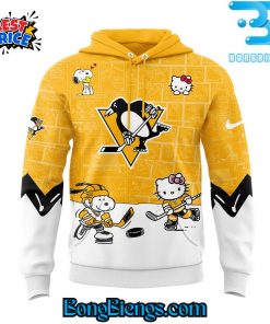 Pittsburgh Penguins Snoopy x Hello Kitty Hoodie