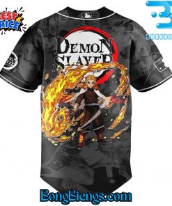 Rengoku Kyojuro Demon Slayer x MLB Baseball Jersey