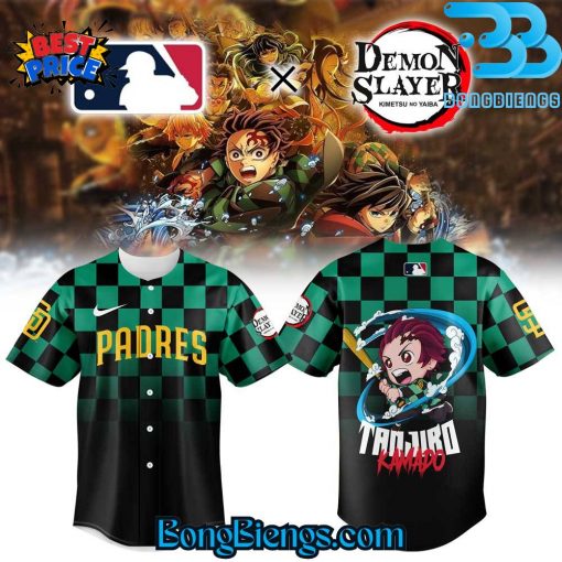 San Diego Padres X Demon Slayer New Season Baseball Jersey