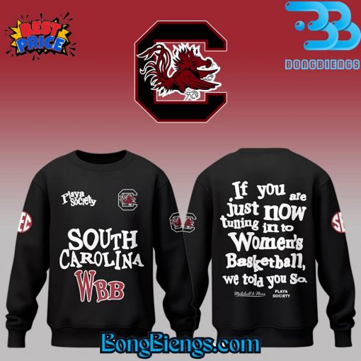 South Carolina Gamecocks Women’s Basketball Playa Society Sweatshirt