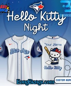 Toronto Blue Jays x Hello Kitty Special Edition Game Night Baseball Jersey